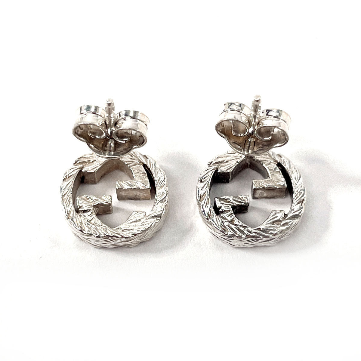 Gucci Interlocking G Silver 925 Earrings