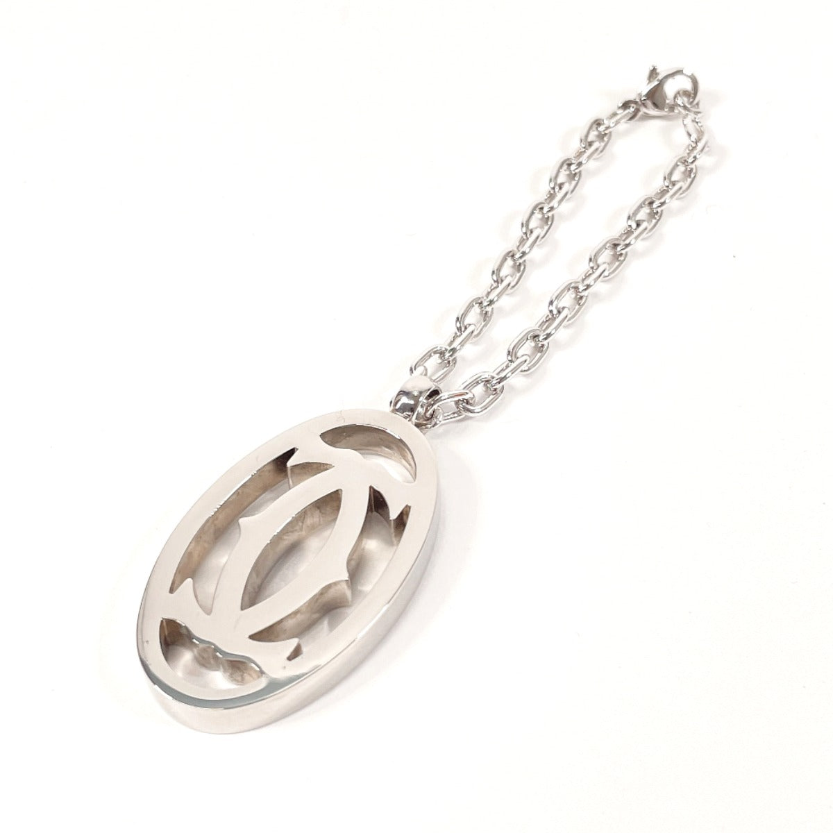 Cartier Double C Metal Charm Pendant