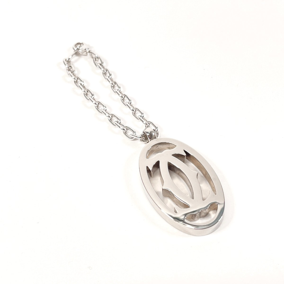 Cartier Double C Metal Charm Pendant