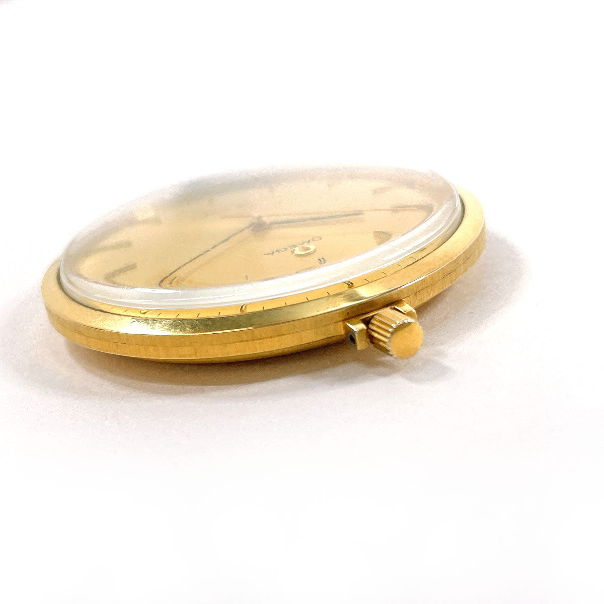 Omega De Ville Pocket Watch Stainless Steel Gold