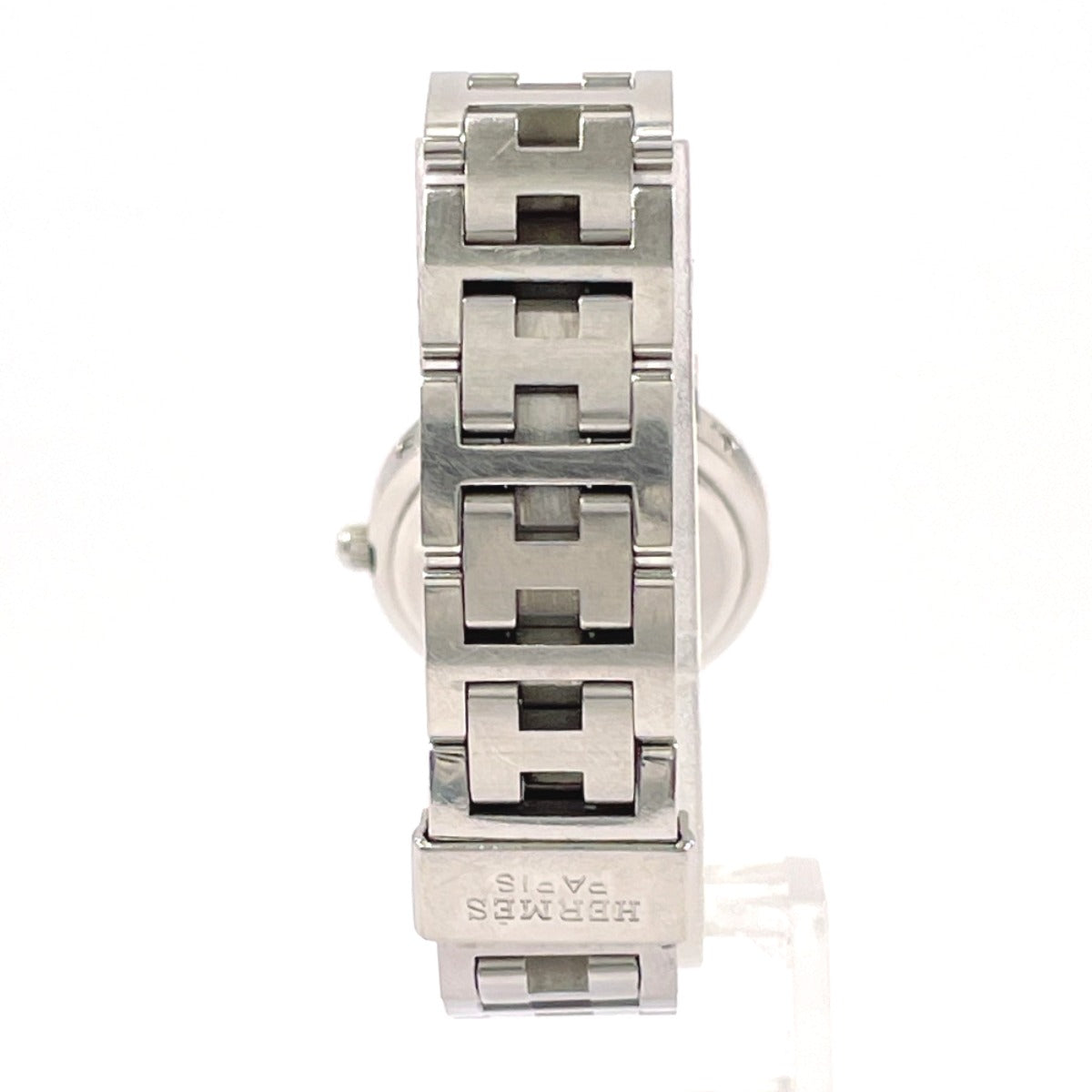 Hermes Clipper Quartz Watch Stainless Steel