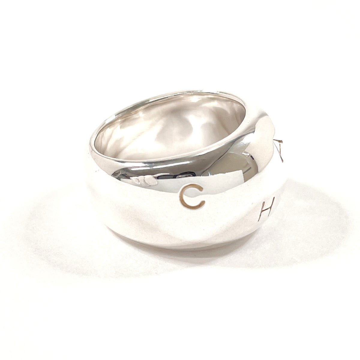 Chanel Silver 925 Logo Ring