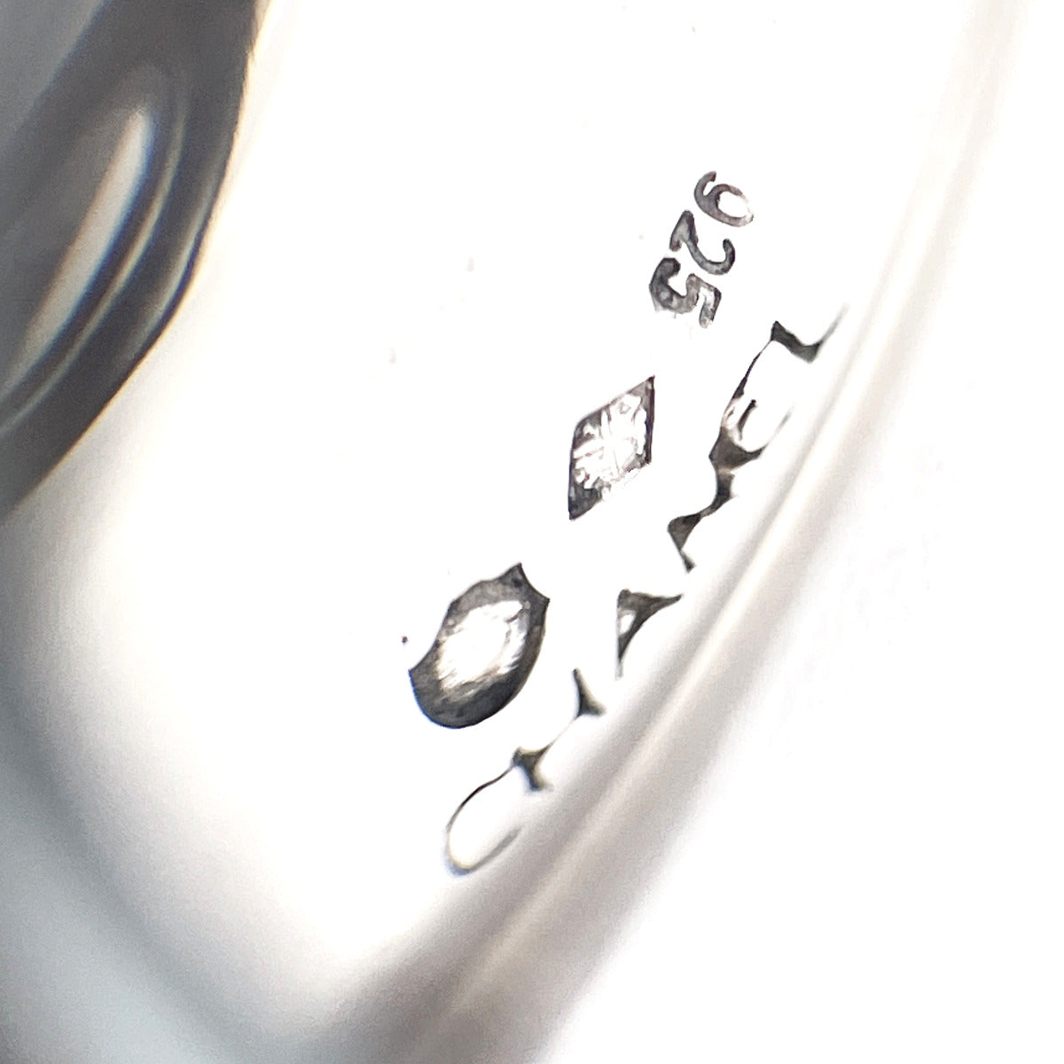 Chanel Silver 925 Logo Ring