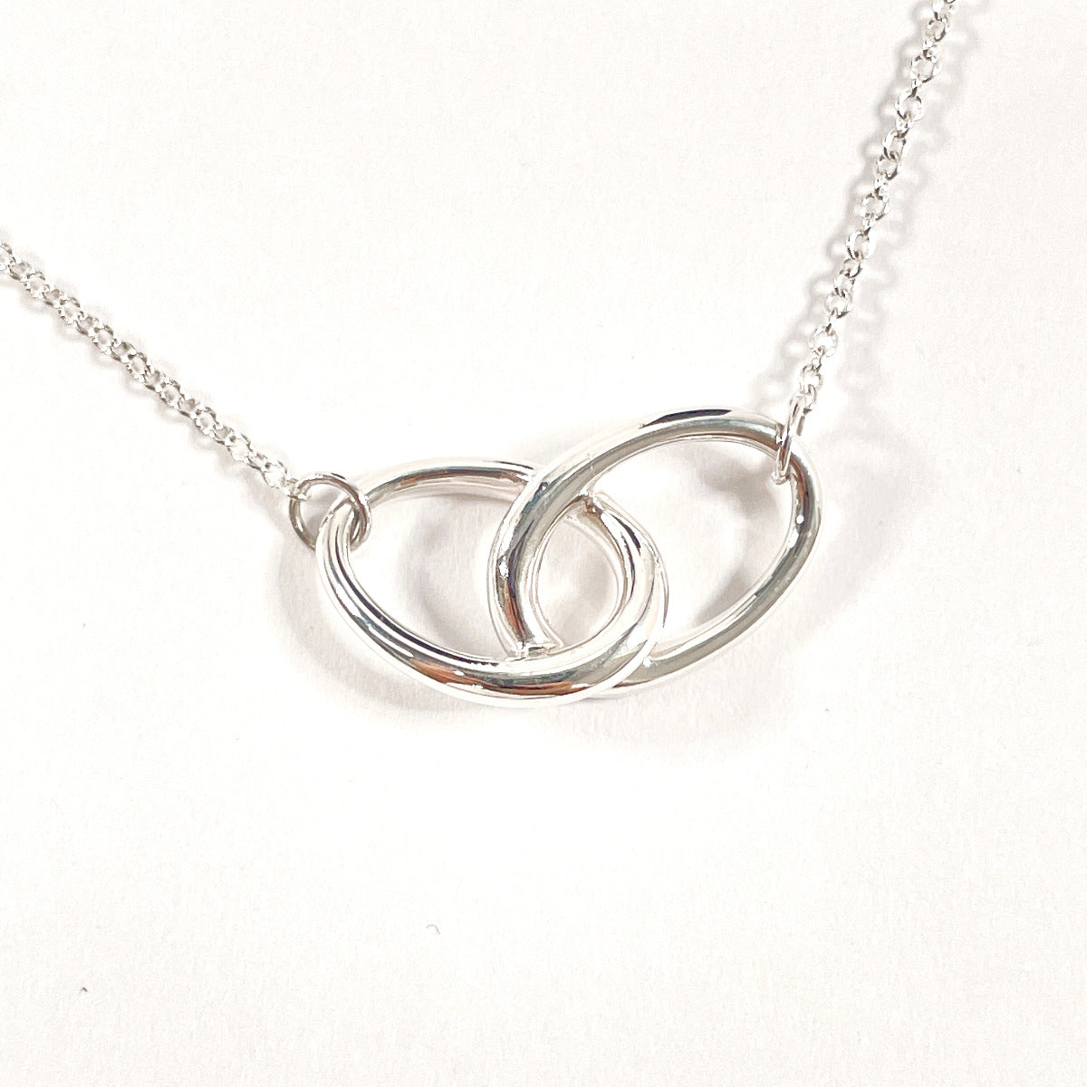 Tiffany & Co Silver Double Loop Necklace