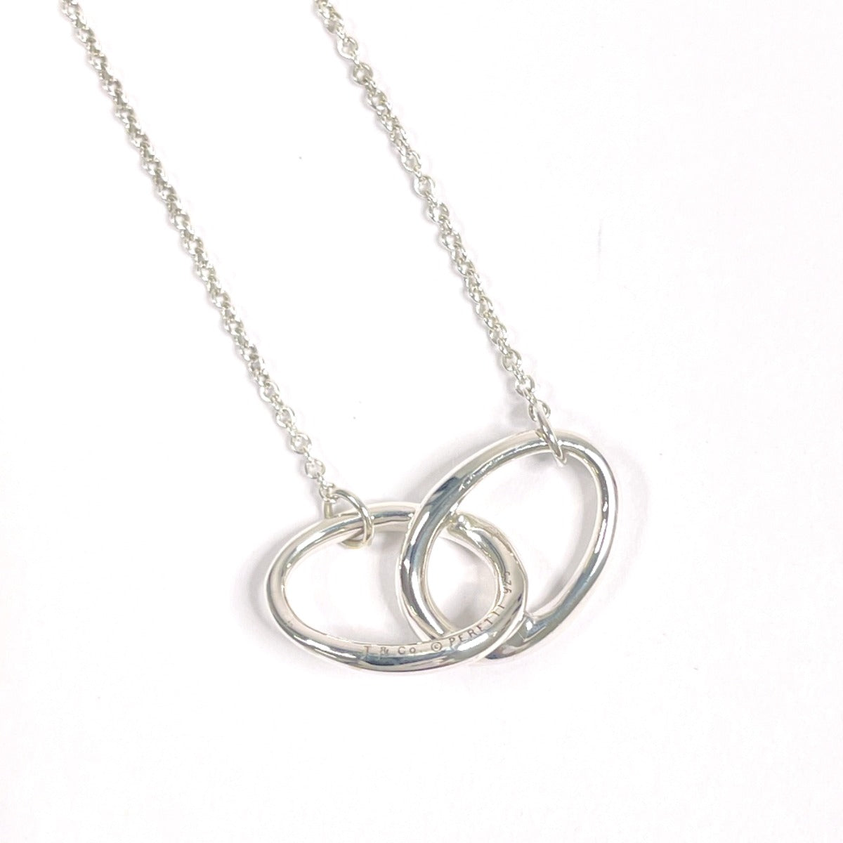 Tiffany & Co Silver Double Loop Necklace