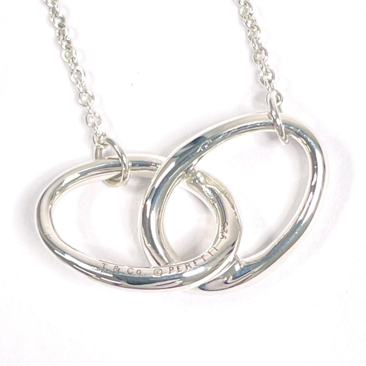 Tiffany & Co Silver Double Loop Necklace