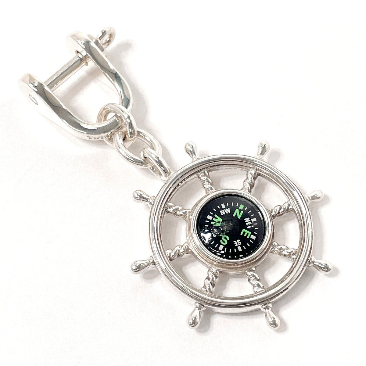 Tiffany & Co. Compass Silver 925 Key Holder