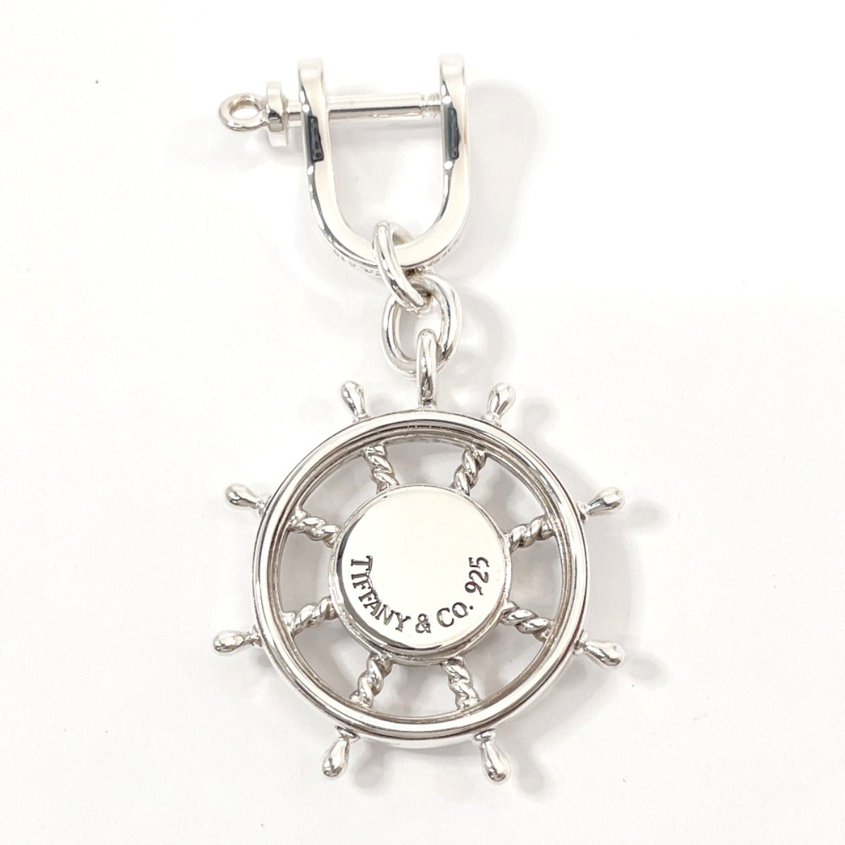 Tiffany & Co Silver 925 Compass Keychain