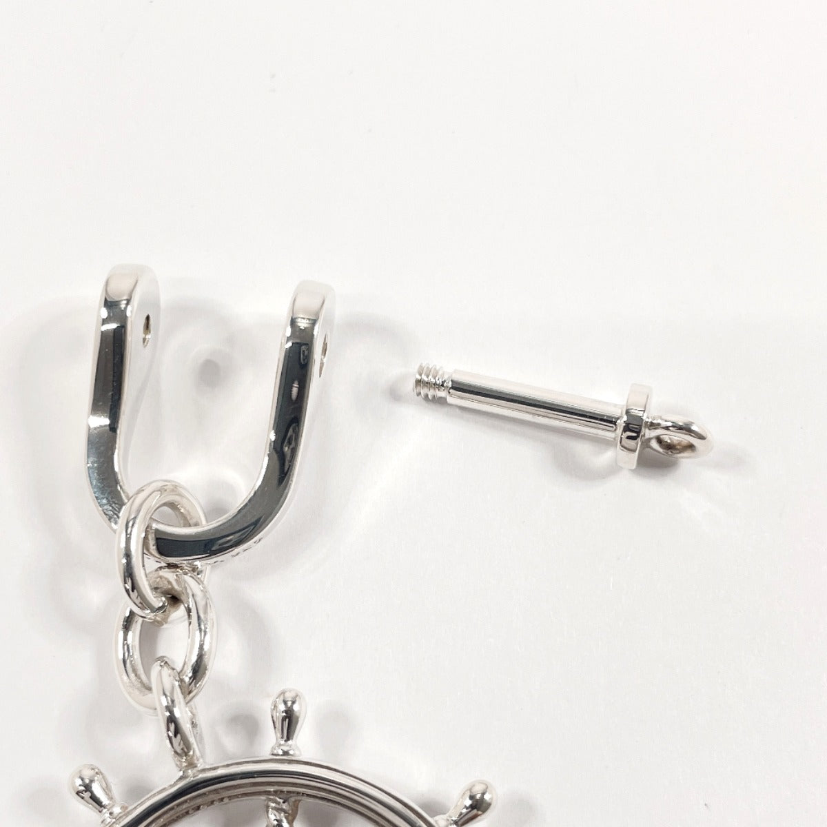 Tiffany & Co Silver 925 Compass Keychain