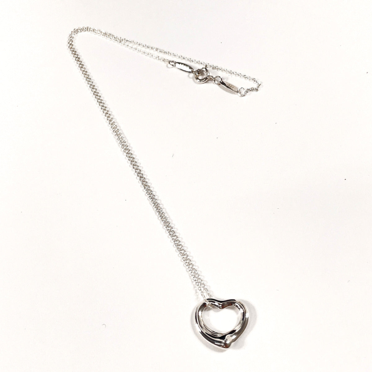 Tiffany & Co Open Heart Necklace Silver 925