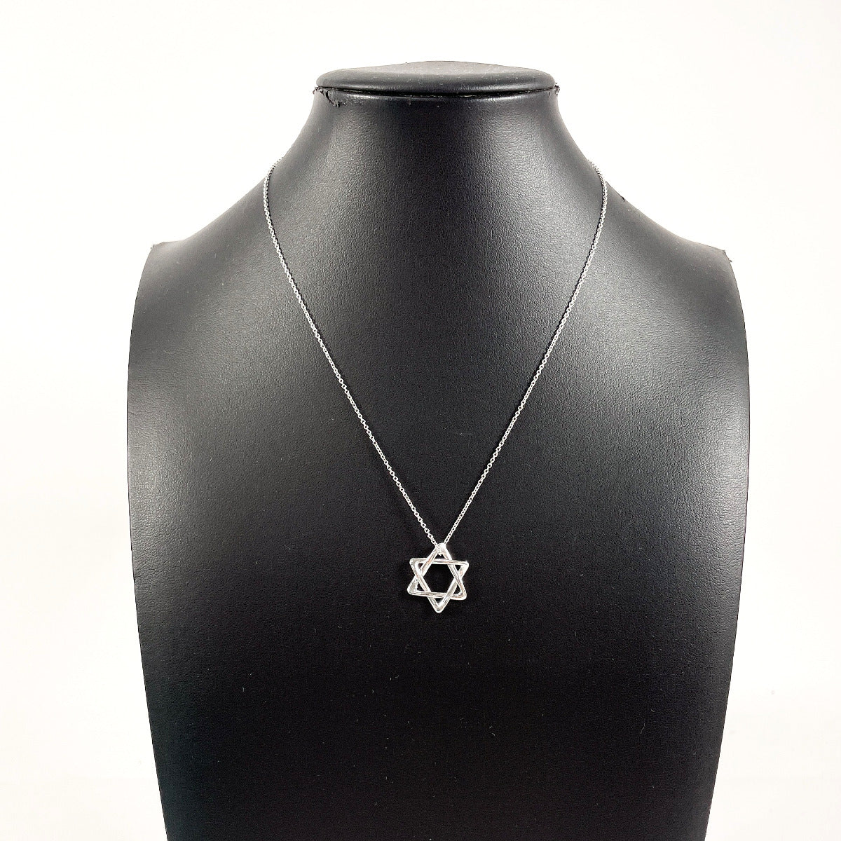 Tiffany & Co Silver Star of David Necklace