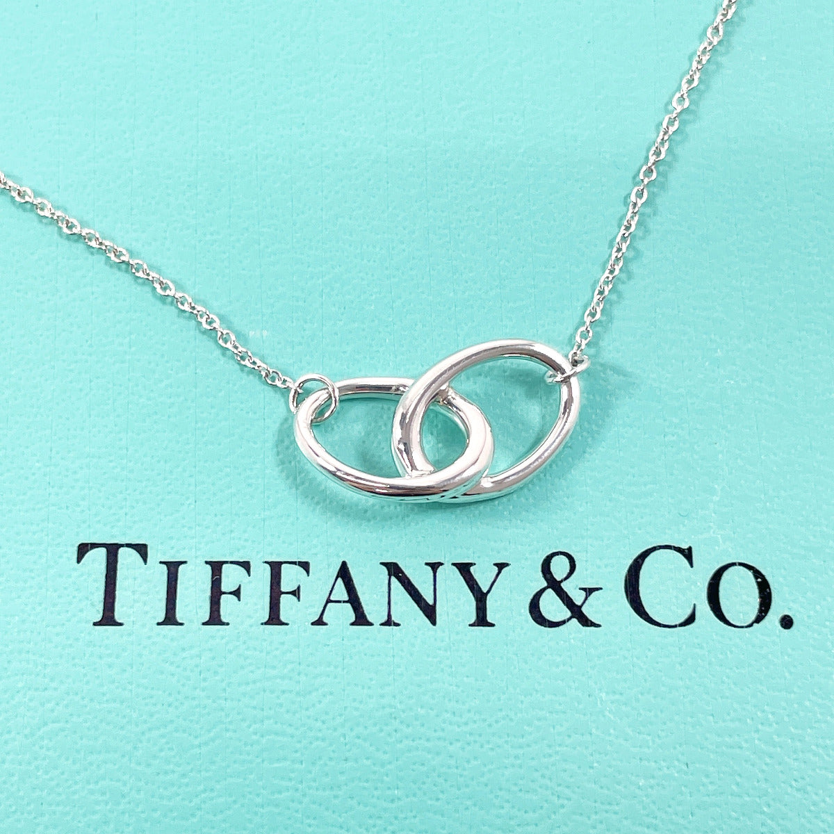 Tiffany & Co Silver Double Loop Necklace