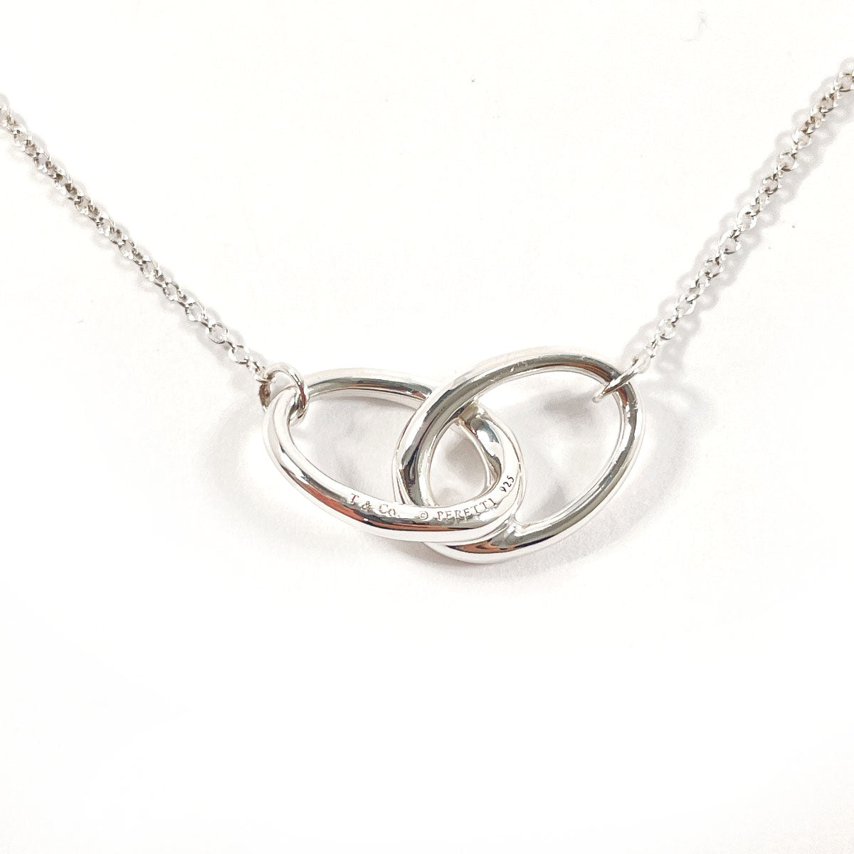 Tiffany & Co Silver Double Loop Necklace