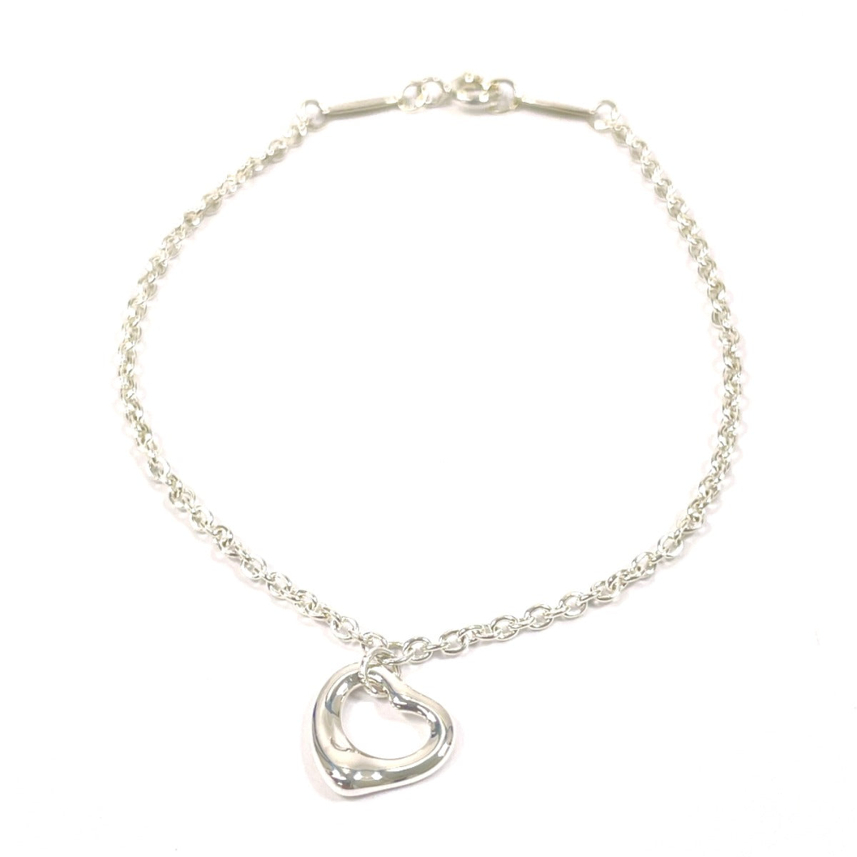 Tiffany & Co Open Heart Elsa Peretti Silver Bracelet