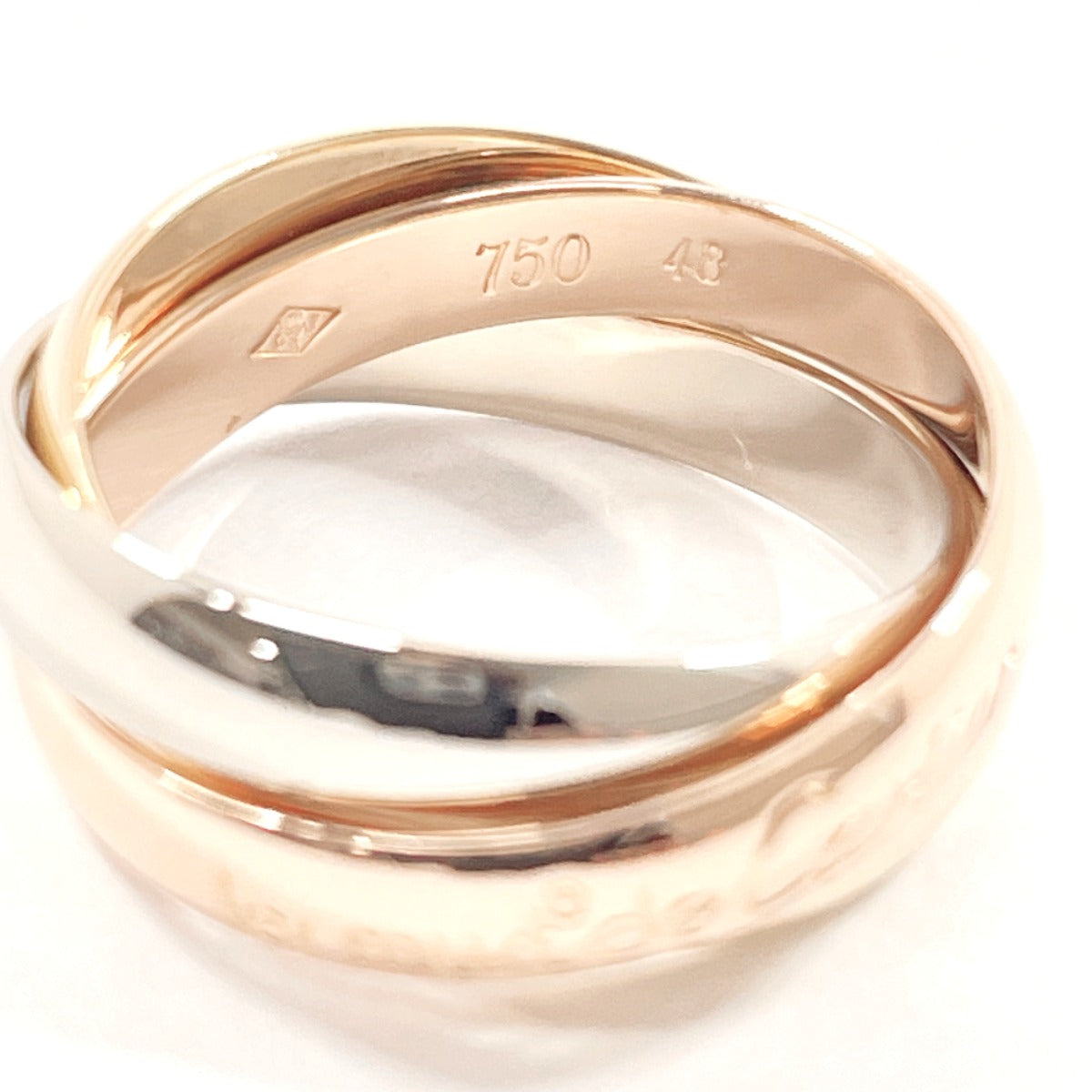 Cartier Trinity Ring K18 Gold 8.5