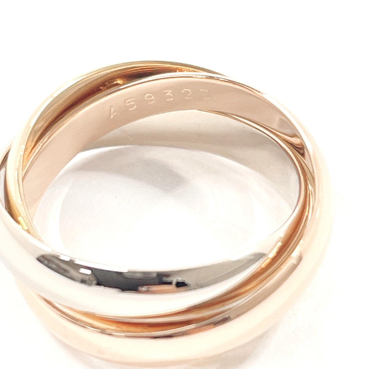 Cartier Trinity Ring K18 Gold 8.5