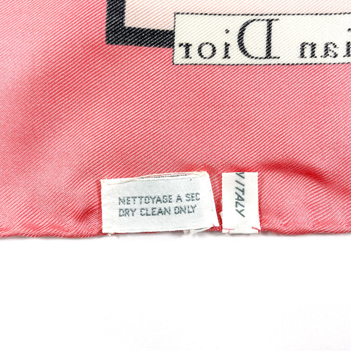 Dior Silk Scarf Pink