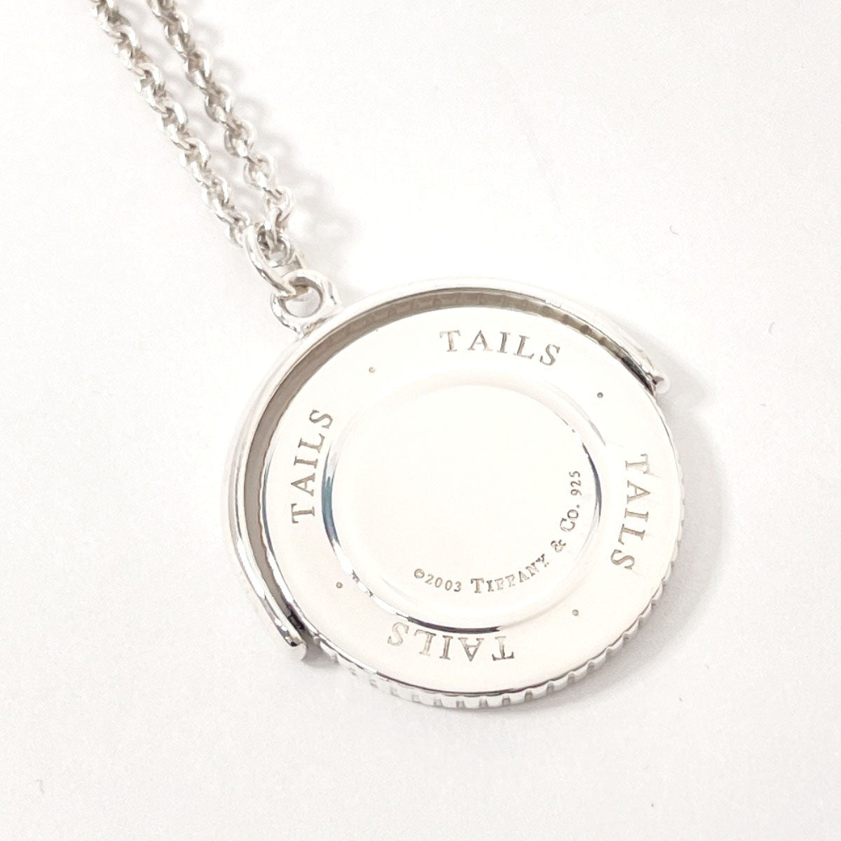 Tiffany & Co Silver 925 Coin Motif Necklace