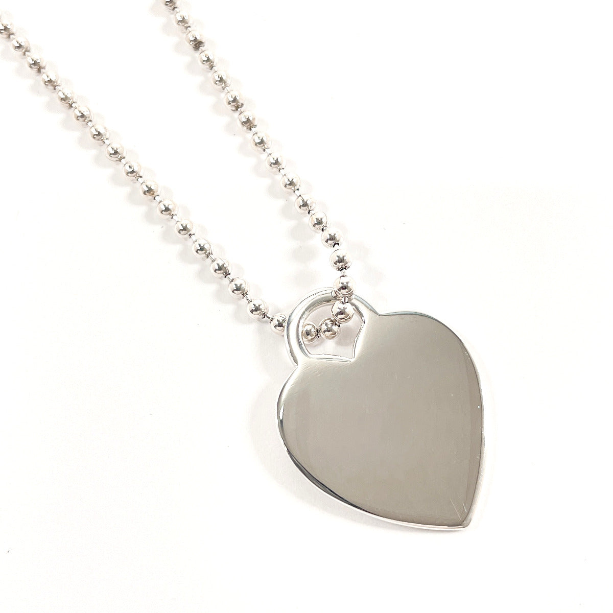 Tiffany & Co Silver 925 Heart Tag Necklace