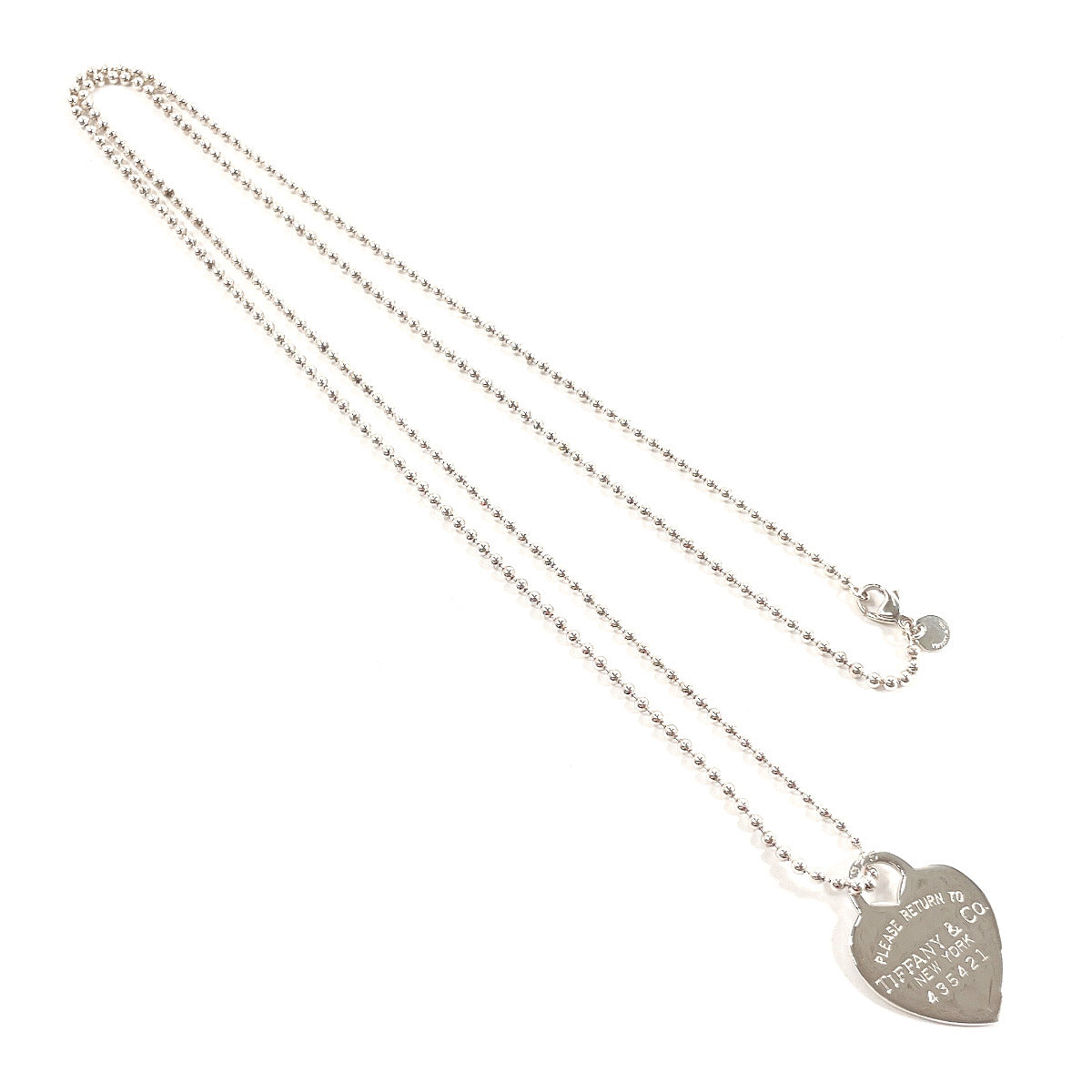 Tiffany & Co Silver 925 Heart Tag Necklace