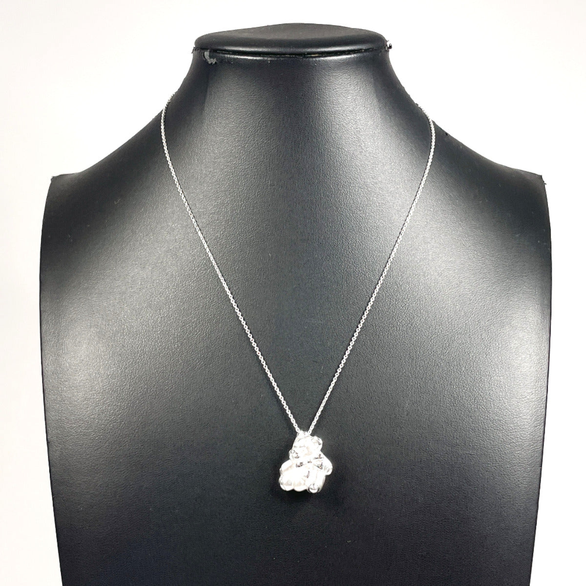 Tiffany & Co Silver 925 Teddy Bear Necklace