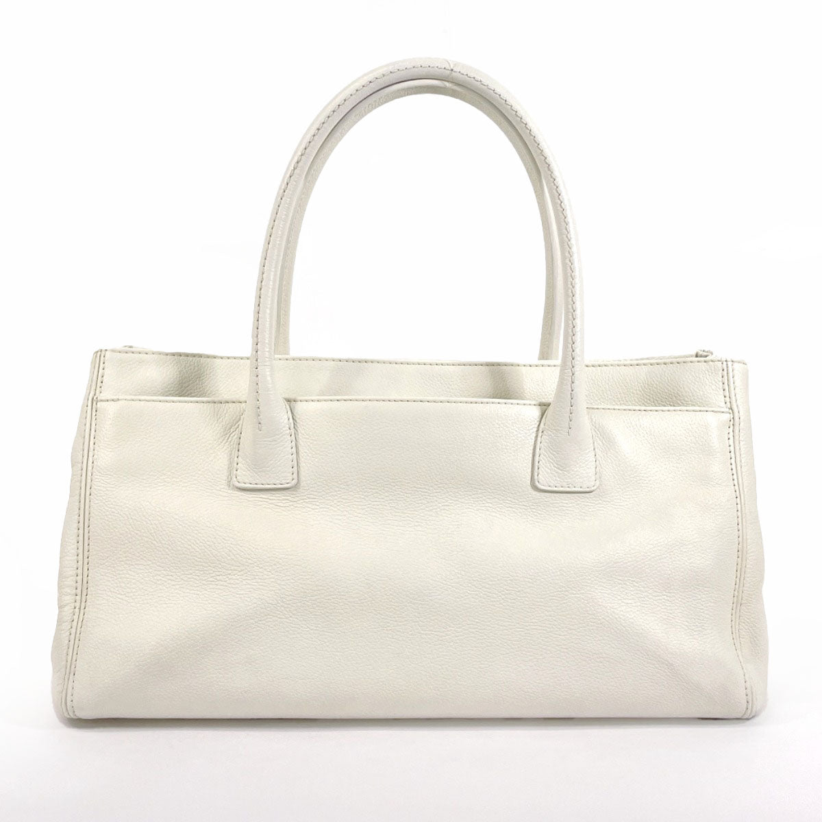 Chanel Executive Tote Bag White Caviar