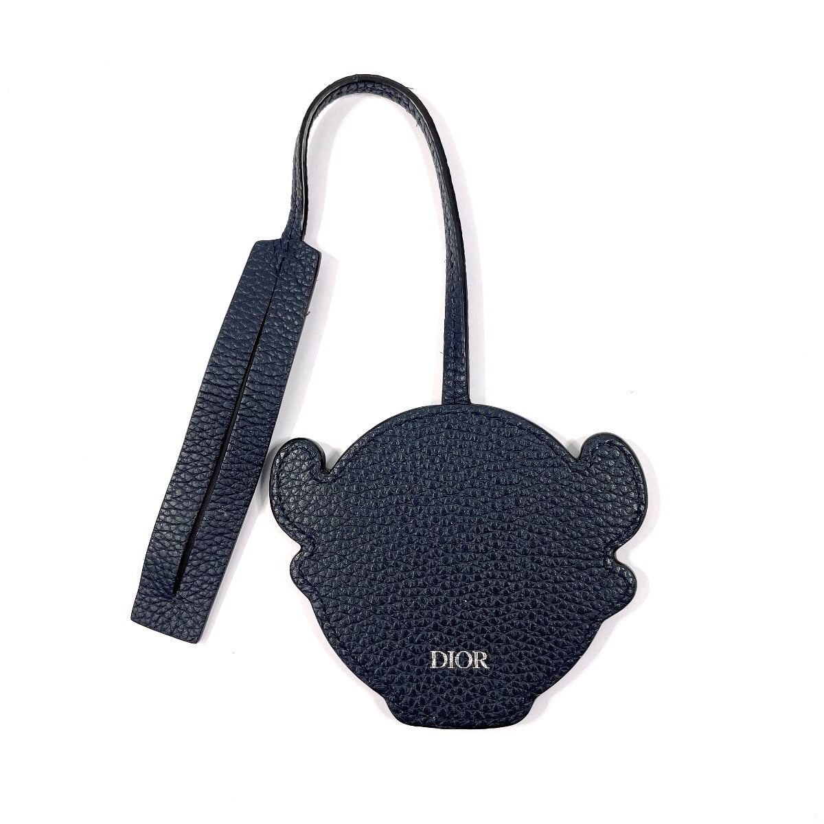 Dior Leather Charm Navy Unisex