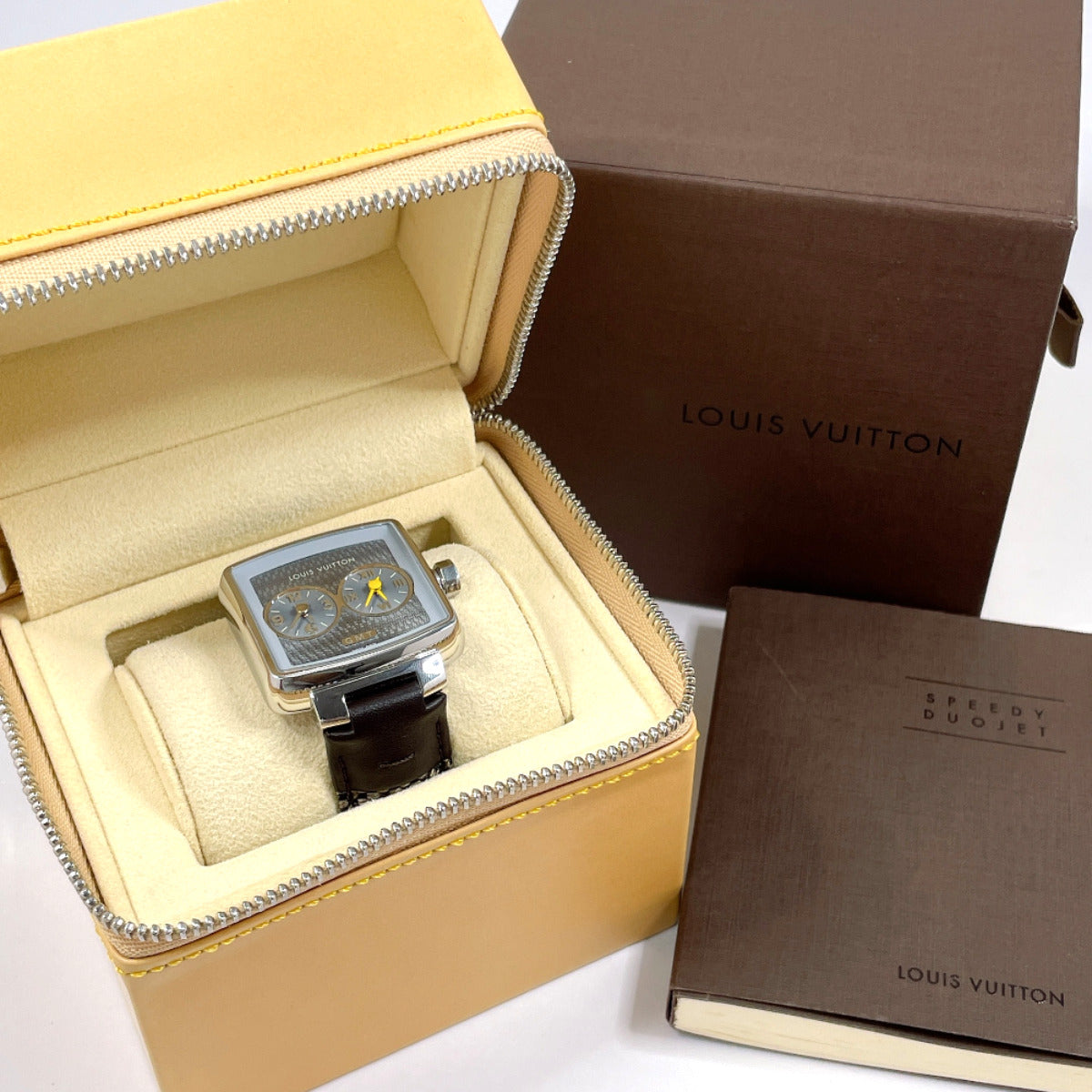 Louis Vuitton Speedy Duo Jet Watch Stainless Steel/Leather