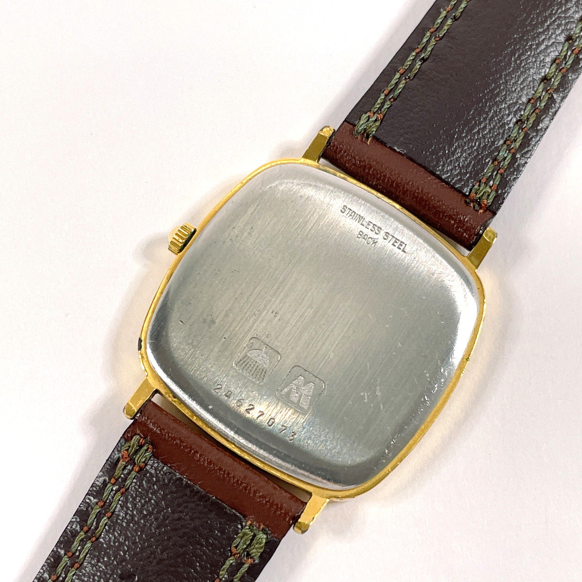 Longines Stainless Steel Leather Quartz Watch