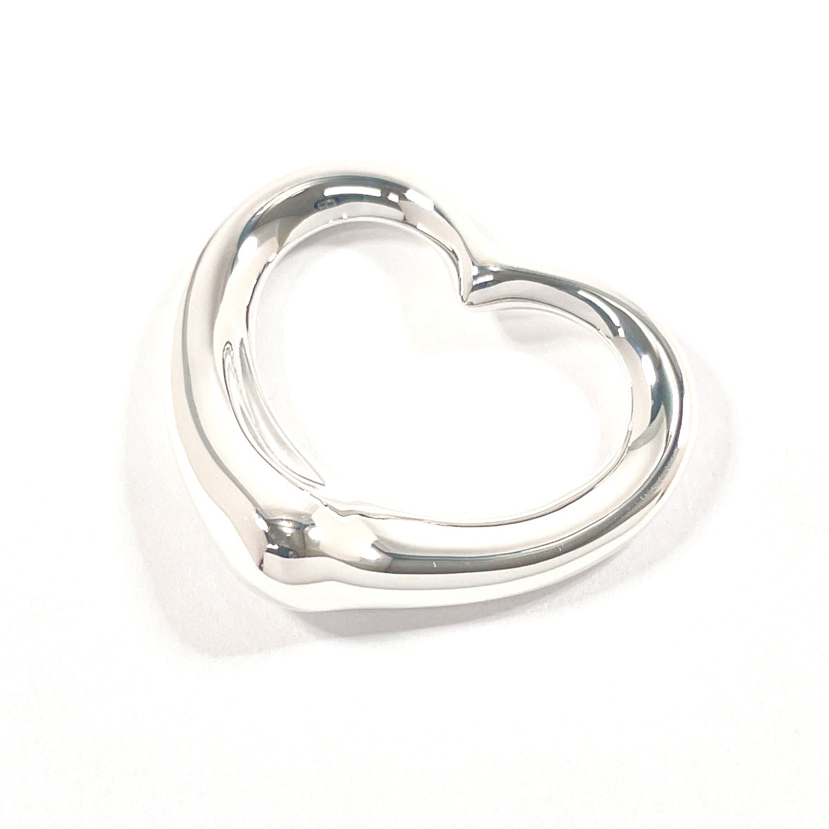 Tiffany & Co Open Heart Elsa Peretti Pendant Silver 925