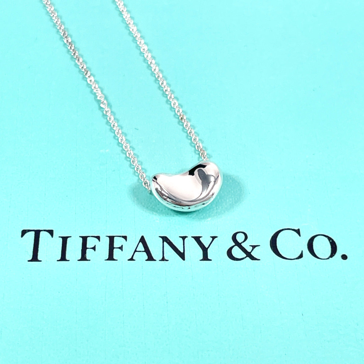 Tiffany & Co Silver 925 Bean Necklace