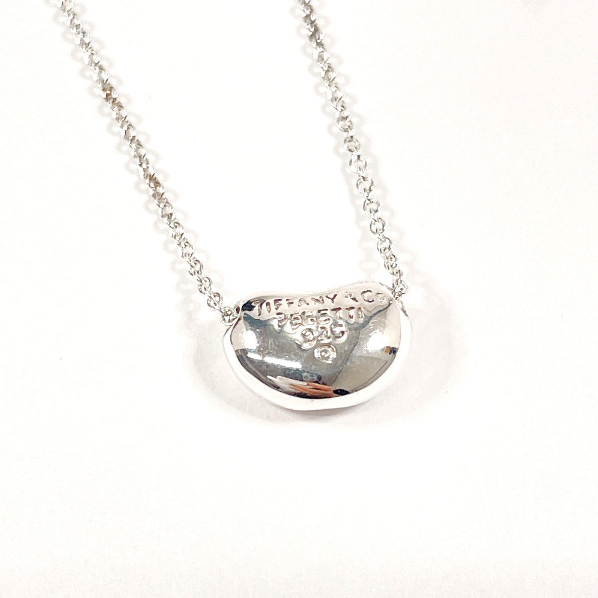 Tiffany & Co Silver 925 Bean Necklace