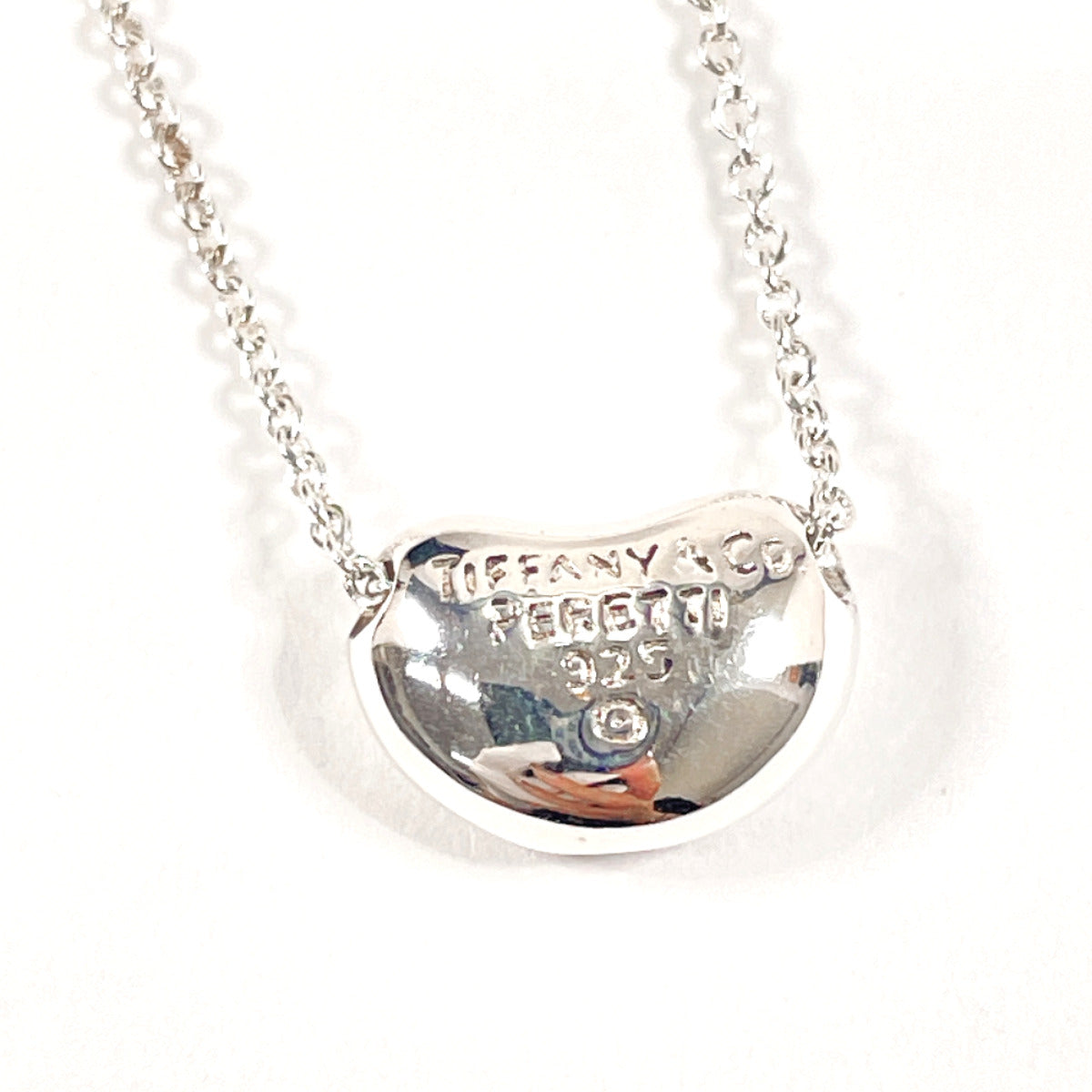 Tiffany & Co Silver 925 Bean Necklace