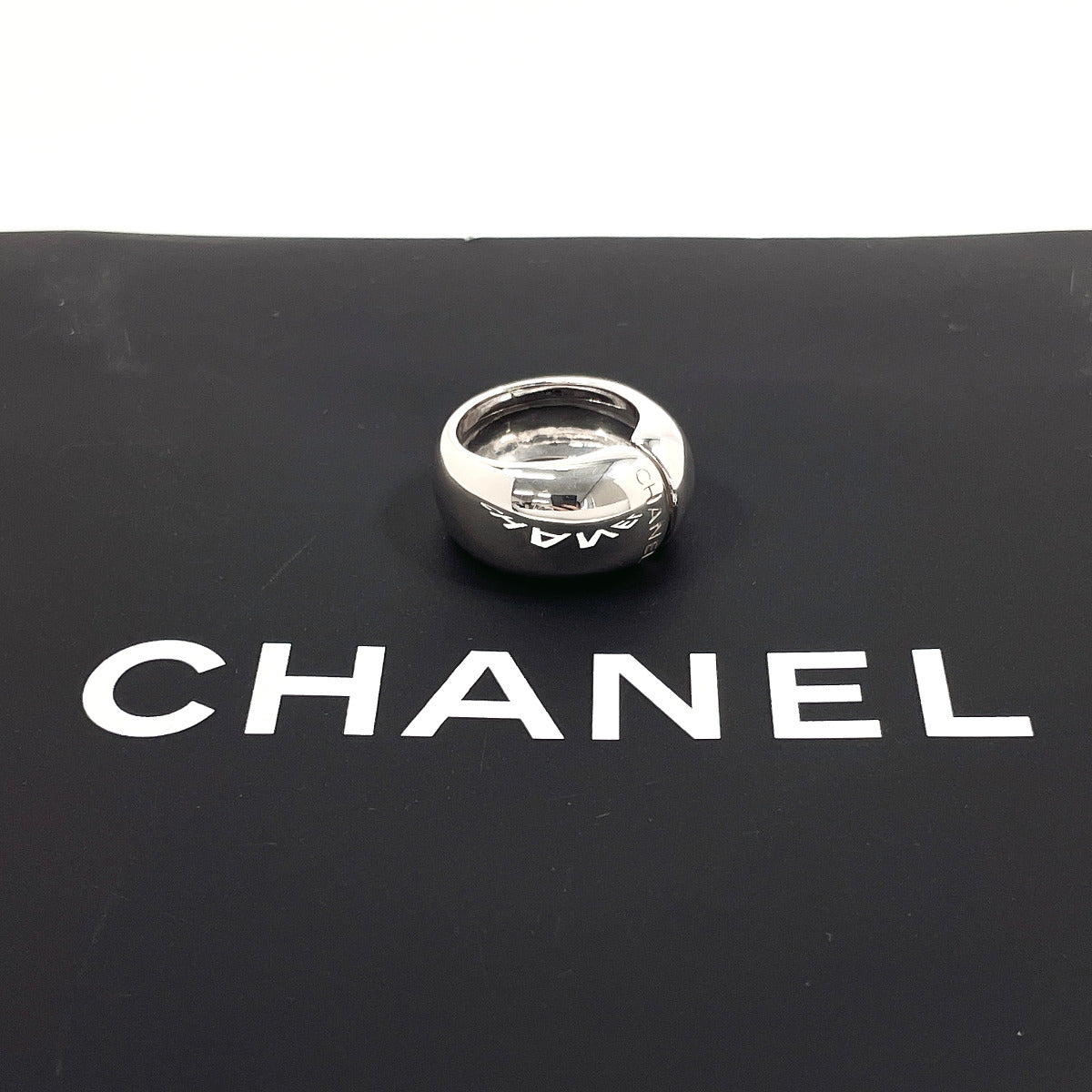 Chanel Silver 925 Logo Ring