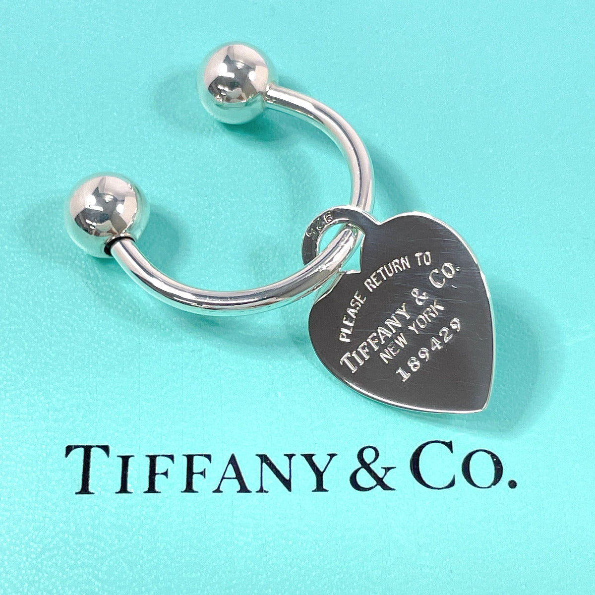 Tiffany & Co Silver 925 Heart Tag Keyring