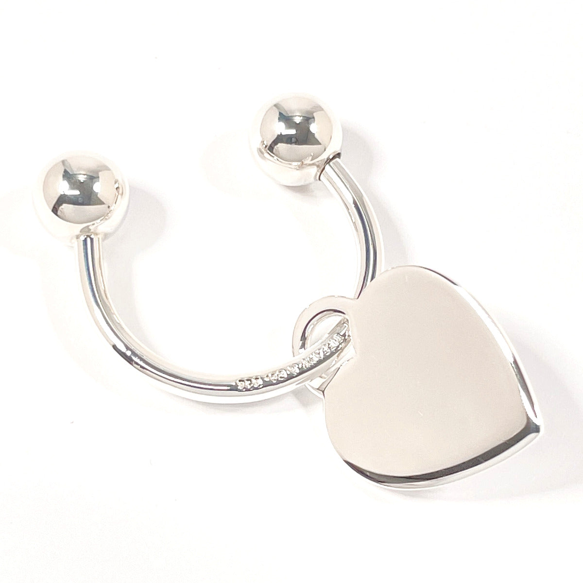 Tiffany & Co Silver 925 Heart Tag Keyring