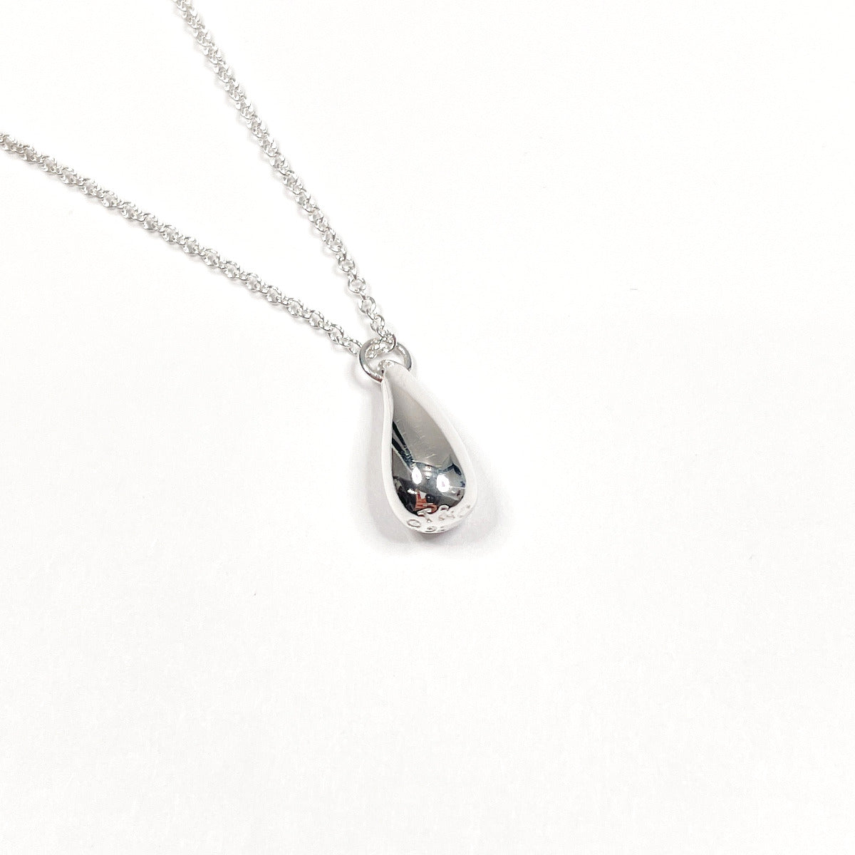 Tiffany & Co Teardrop Elsa Peretti Silver Necklace