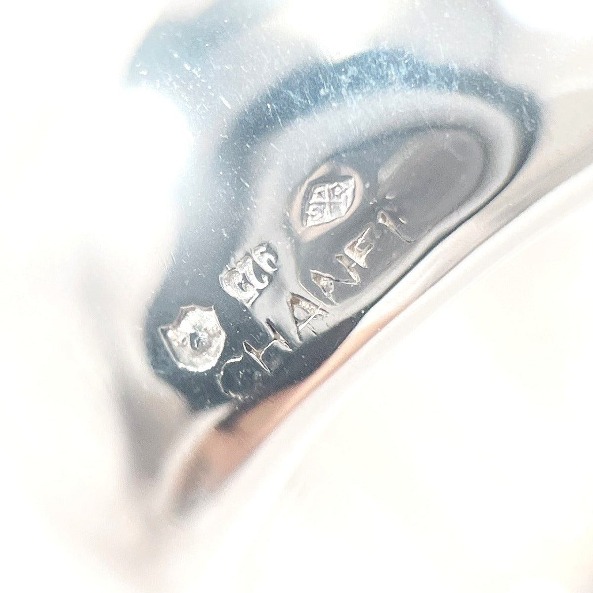 Chanel Silver 925 Logo Ring