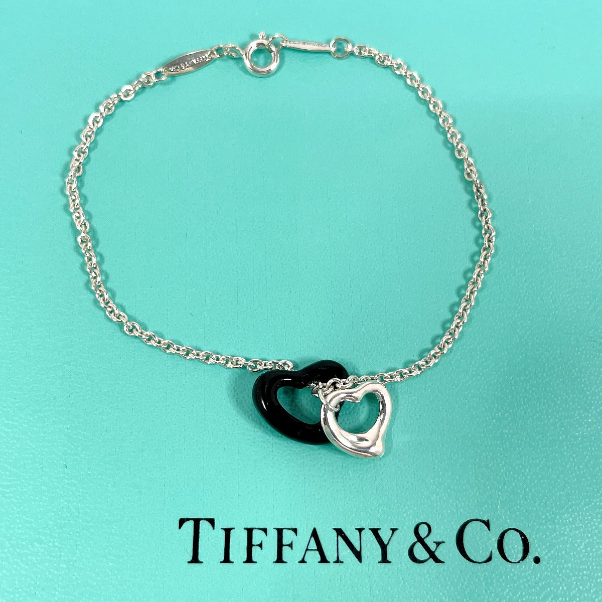 Tiffany & Co Open Heart Elsa Peretti Silver Bracelet