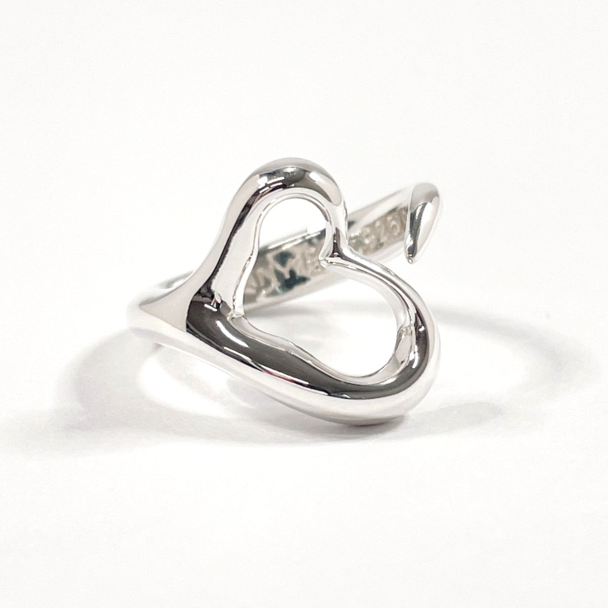 Tiffany & Co Open Heart Elsa Peretti Silver Ring