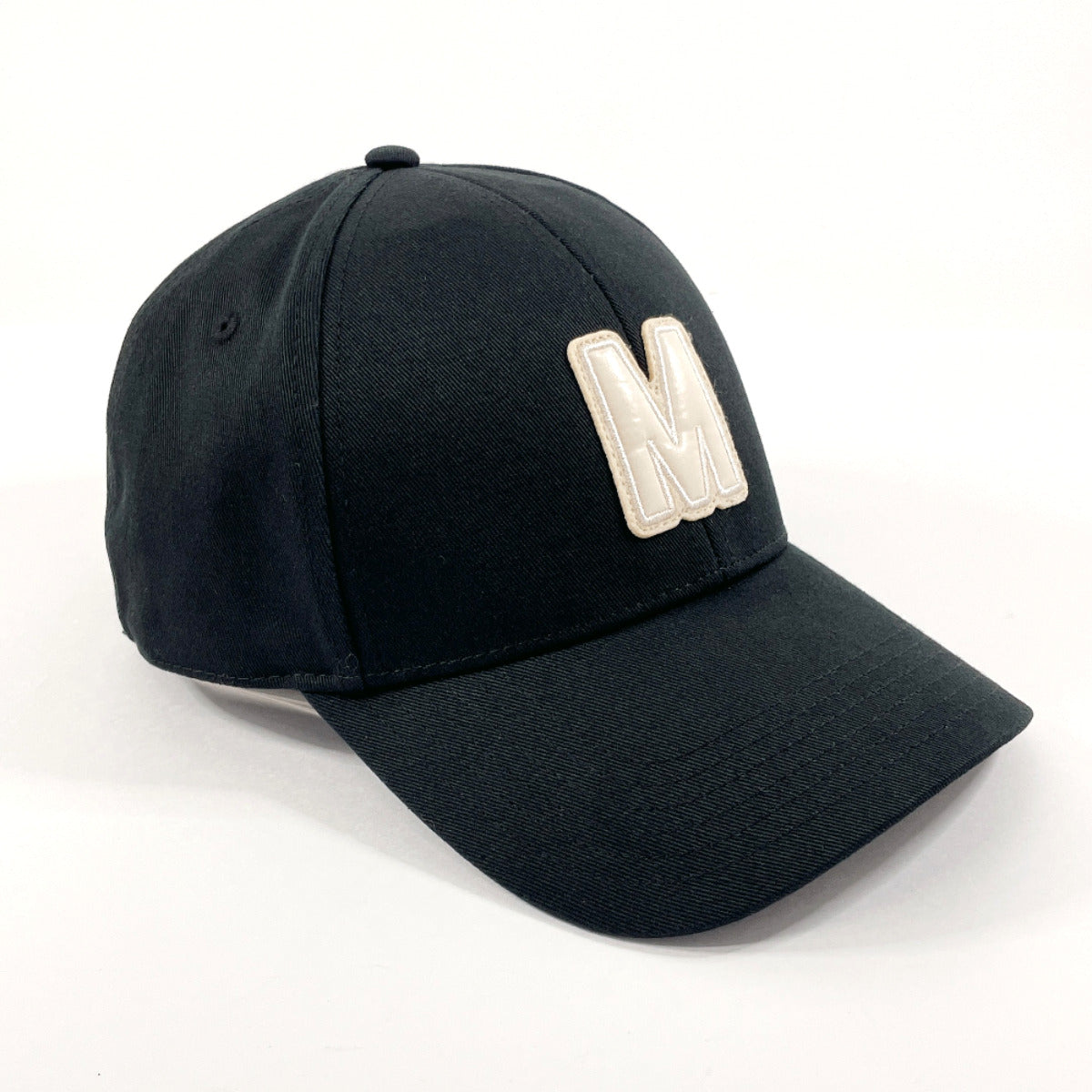 Moncler Cotton Baseball Cap Unisex Black