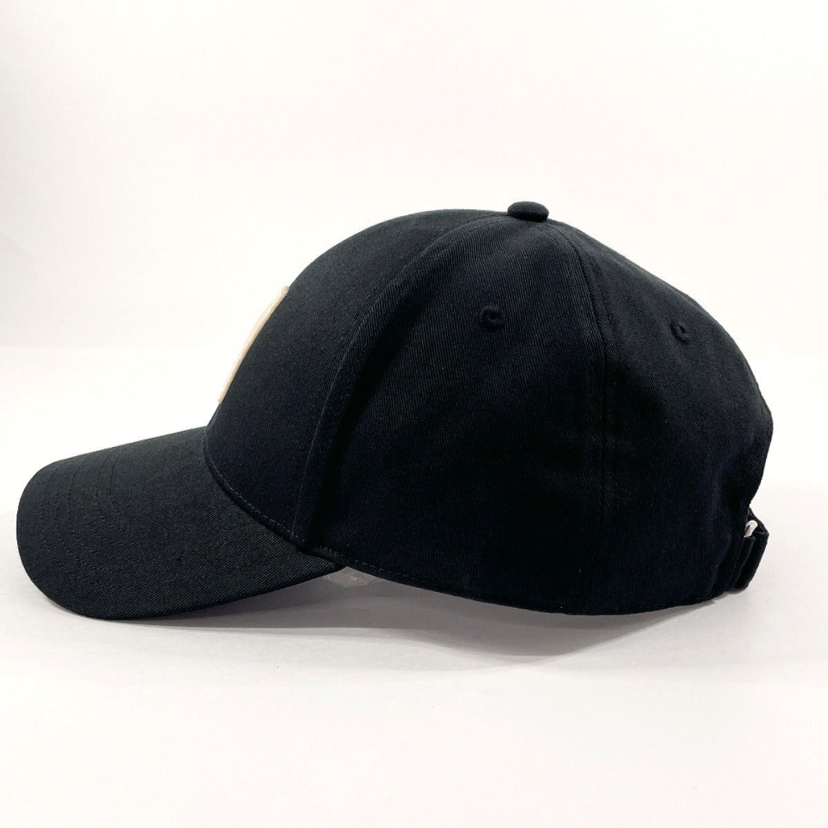 Moncler Cotton Baseball Cap Unisex Black