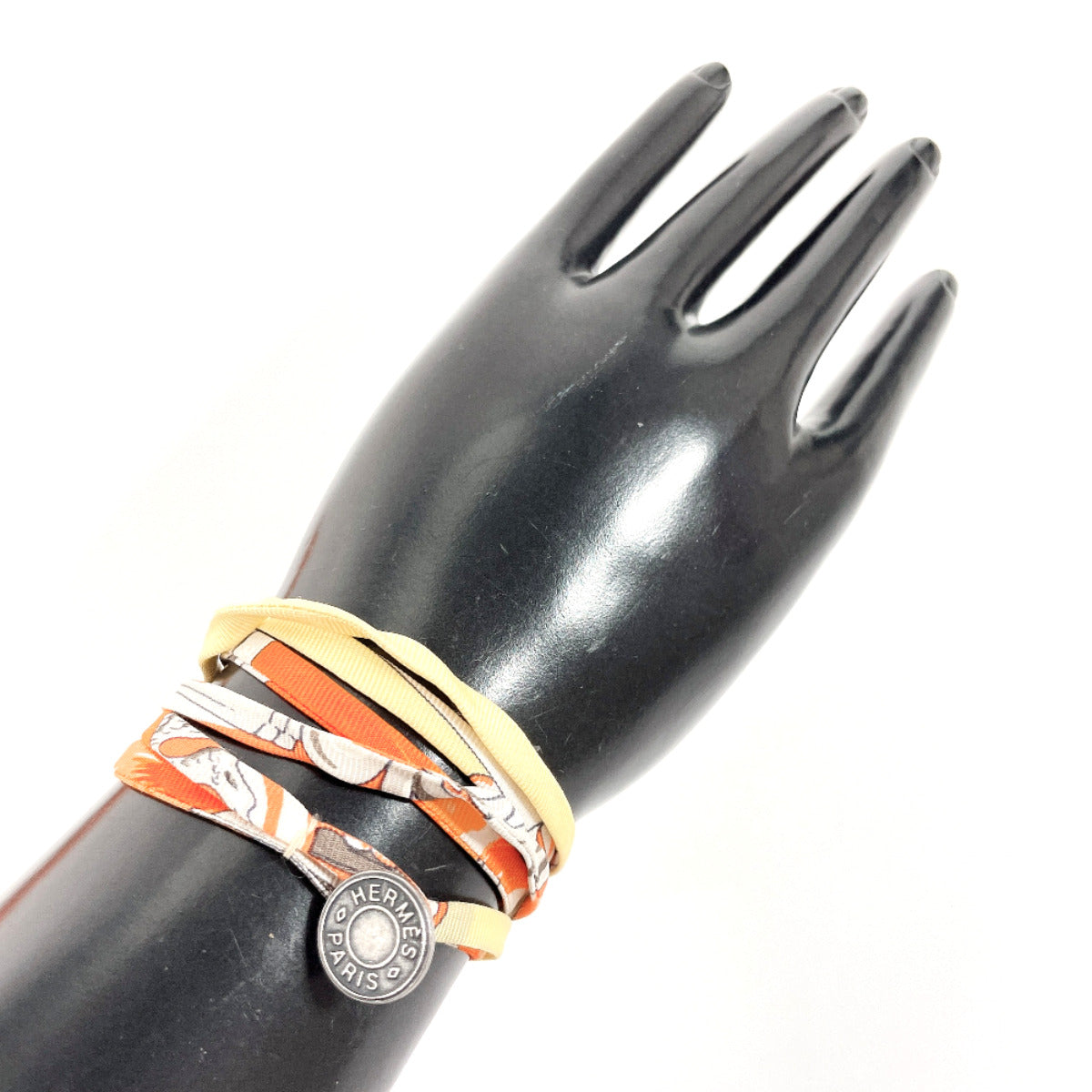 Hermes Silk Petit H Sellier Bracelet