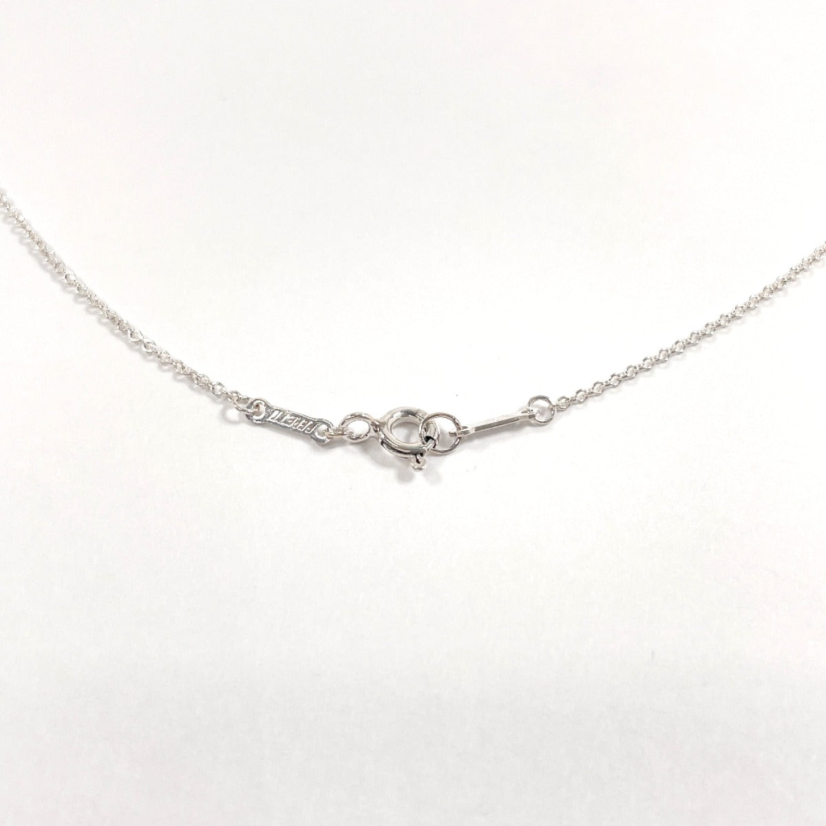 Tiffany & Co Open Heart Elsa Peretti Silver Necklace