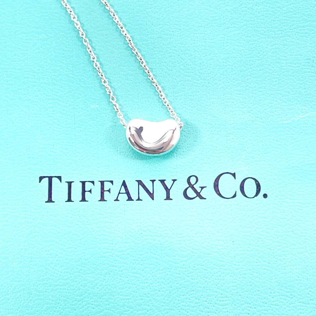 Tiffany & Co Silver 925 Bean Necklace