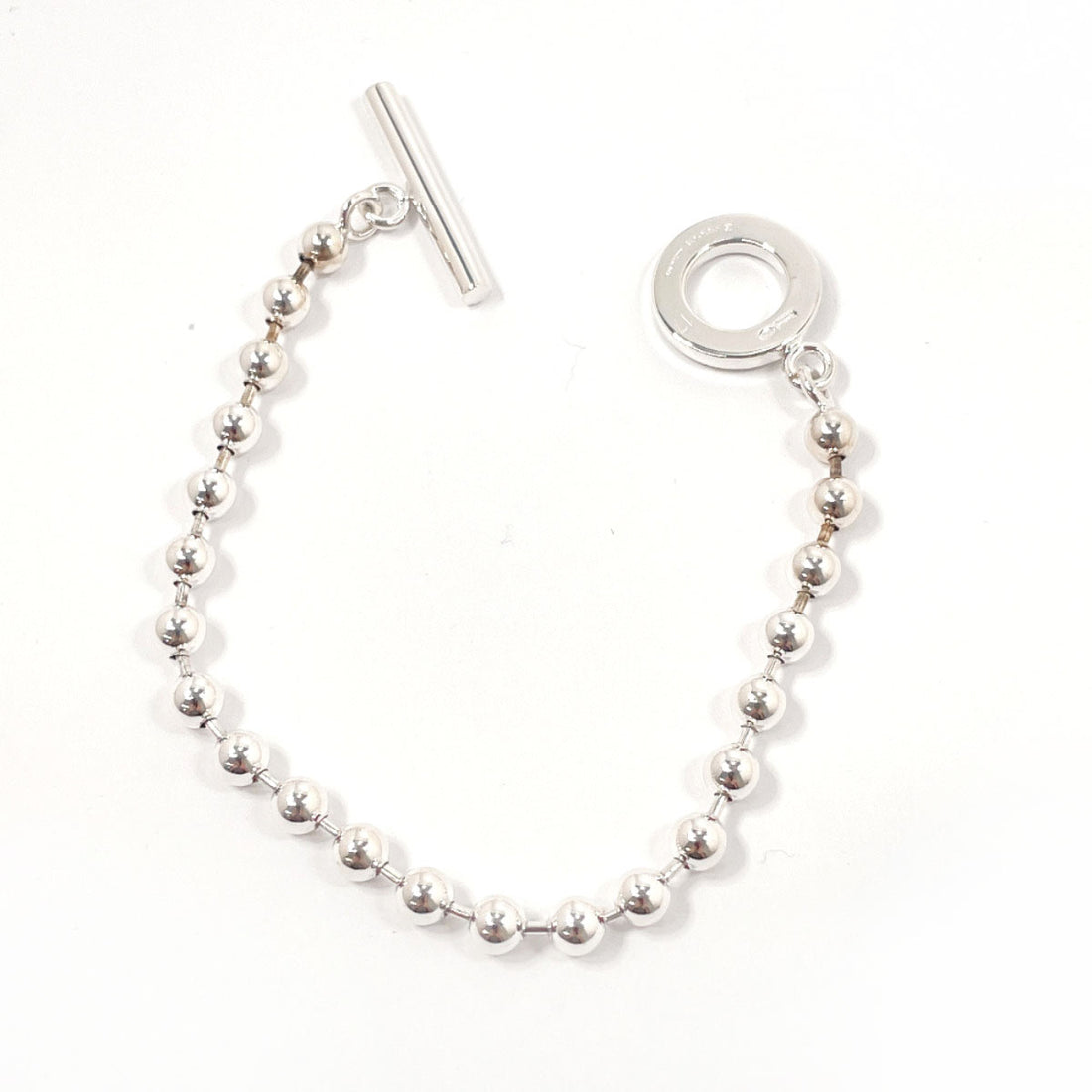 Gucci Silver 925 Ball Chain Bracelet