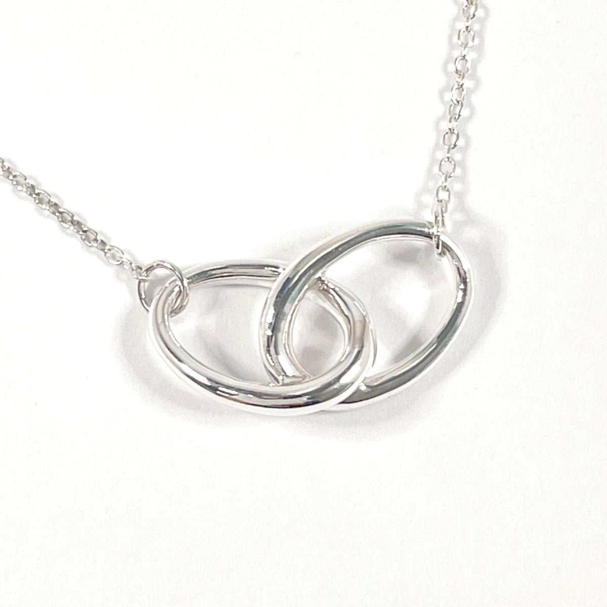 Tiffany & Co Silver Double Loop Necklace