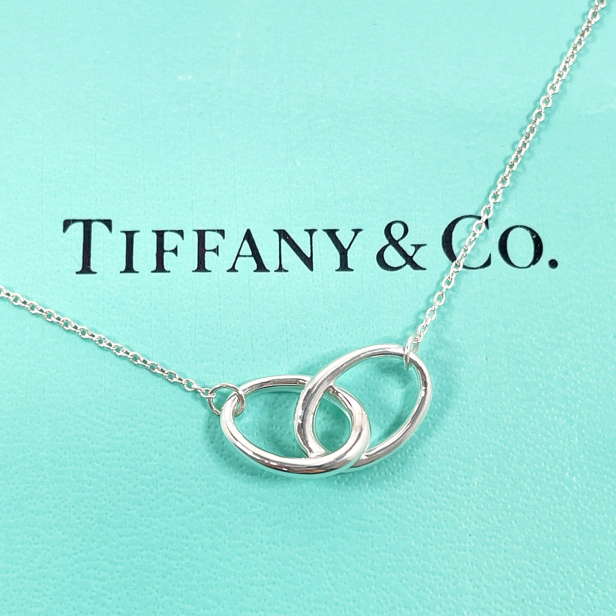 Tiffany & Co Silver Double Loop Necklace