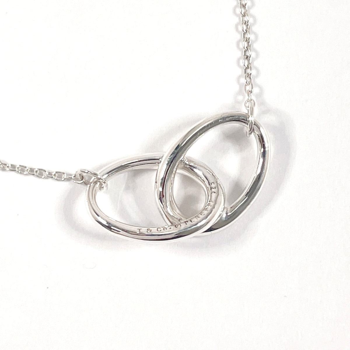 Tiffany & Co Silver Double Loop Necklace