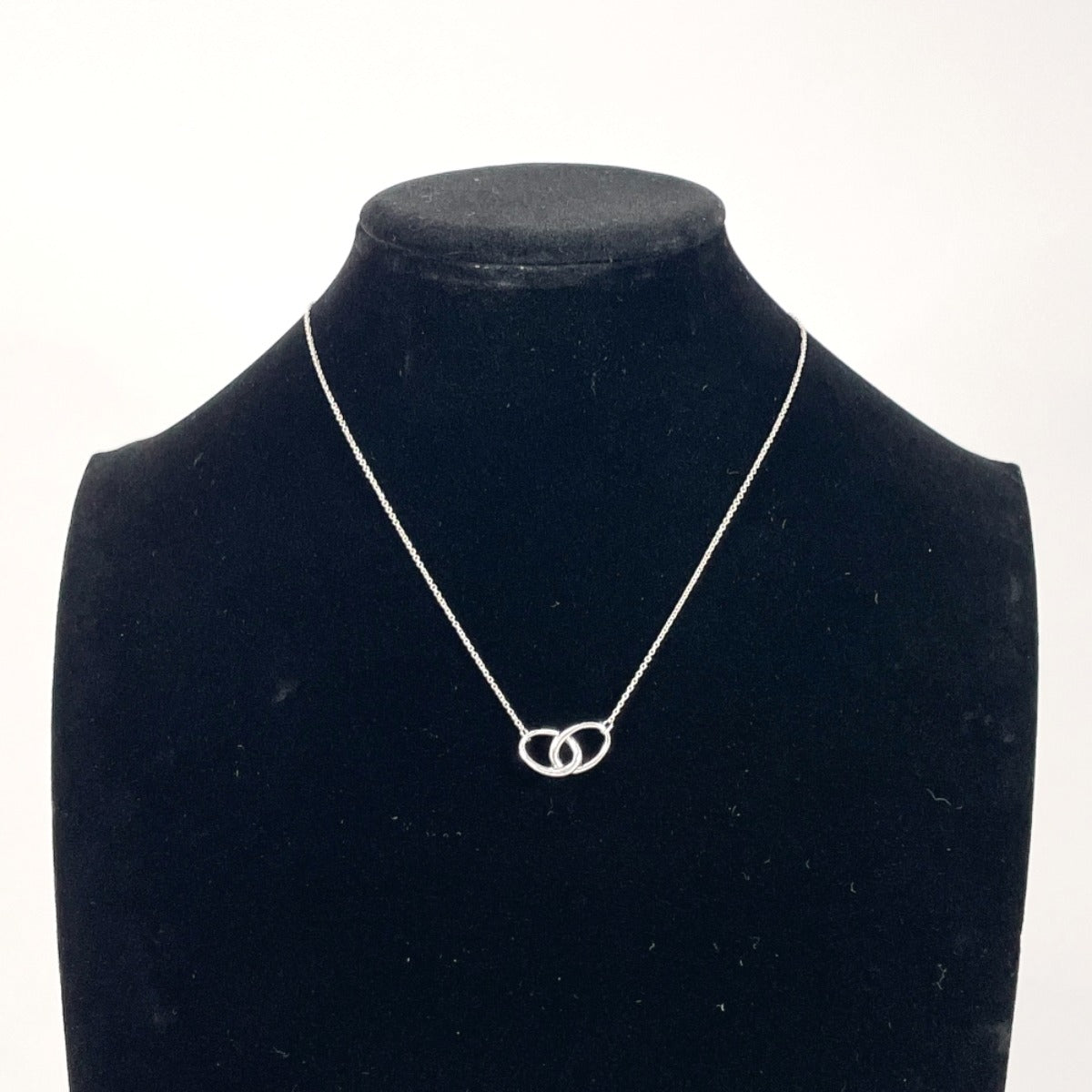 Tiffany & Co Silver Double Loop Necklace